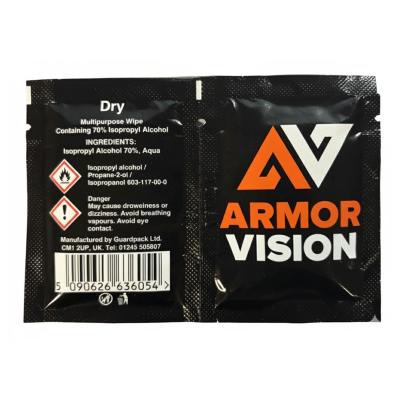Lingettes Armor Vision pr&eacute;paration pour film hydrophobe