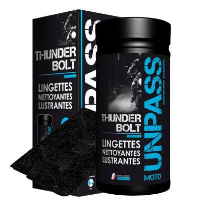 Lingettes Unpass Thunderbolt Boite de 80 + microfibre +Etui/Fourreau