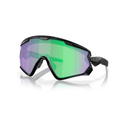 Lunettes de soleil Oakley WIND JACKET 2.0 MATTE BLACK PRIZM ROAD JADE