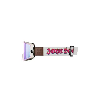 Lunettes moto John Doe JD/ONE GOGGLES WHITE SHADE