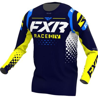Maillot cross FXR REVO MIDNIGHT/WHITE/YELLOW 2022