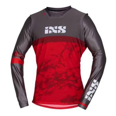 Maillot cross IXS TRIGGER RED/GREY 2022