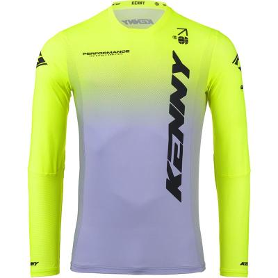Maillot cross PERFORMANCE GRADIENT GREY NEON YELLOW KENNY