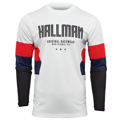 Maillot cross Thor HALLMAN DIFFER DRAFT WHITE RED NAVY 2025