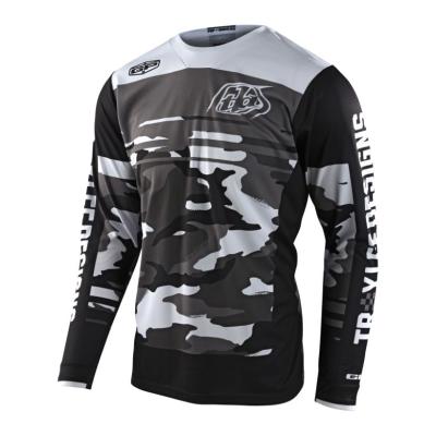 Maillot cross TroyLee design GP FORMULA CAMO BLACK/GRAY 2022