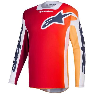Maillot cross rouge/blanc/gris ALPINESTARS