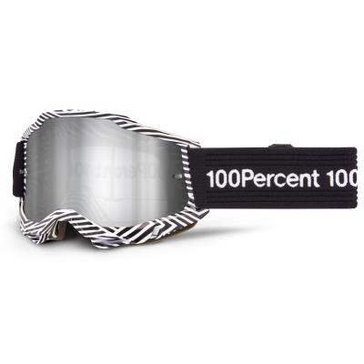 Masque cross 100% ACCURI 2 SAMBA- Ecran Mirror Silver 2026