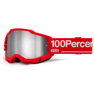 Masque cross 100% ACCURI 2 Wolg - Ecran Mirror Silver 2025