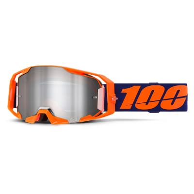 Masque cross 100% ARMATIC - Ecran Mirror Silver 2025