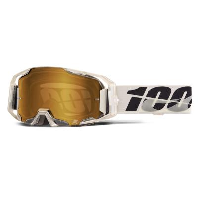 Masque cross 100% ARMATIC Pitch - Ecran Mirror True Gold 2025