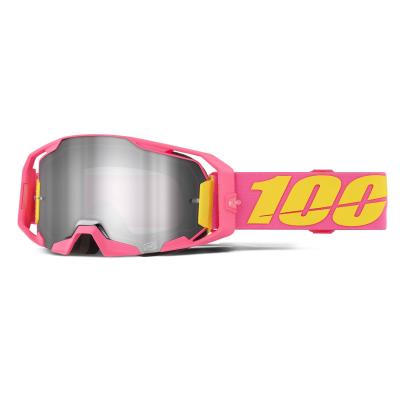 Masque cross 100% ARMATIC SNAKPAK - Ecran Mirror Silver 2026