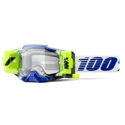 Masque cross 100% ARMEGA FORECAST Bleu - Clair 2025