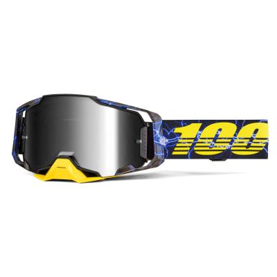 Masque cross 100% ARMEGA HiPER FURIOUS- Ecran Mirror Silver 2026