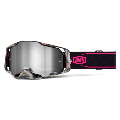 Masque cross 100% ARMEGA SARCELLE - Mirror Silver 2024