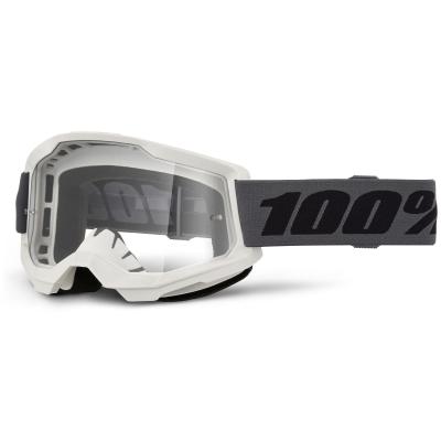 Masque cross 100% STRATA 2 Gris- Clair 2026