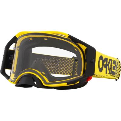 Masque cross AIRBRAKE MX MOTO YELLOW CLEAR OAKLEY