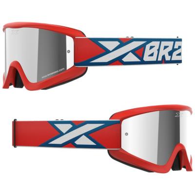 Masque cross EKS GOX FLAT OUT MIRROR RED/WHITE/BLUE - SILVER MIRROR 2023