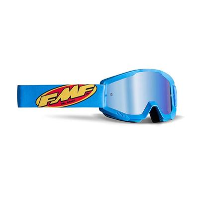 Masque cross FMF VISION POWERBOMB CORE CYAN - ECRAN IRIDIUM BLEU 2022