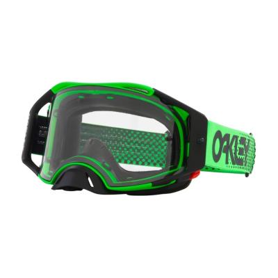 Masque cross Oakley AIRBRAKE MX MOTO GREEN ECRAN CLAIR 2024