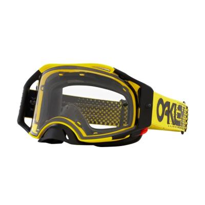 Masque cross Oakley AIRBRAKE MX MOTO YELLOW ECRAN CLAIR 2024