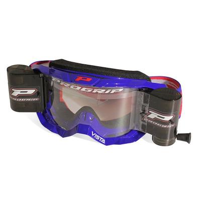 Masque cross Progrip VISTA 3318/18 Bleu avec Roll off 2021