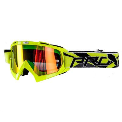 Masque cross Prov VISION BIKKI YELLOW FLUO IRIDIUM 2018