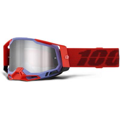 Masque cross RACECRAFT 2 CLEAT rouge/lavande 100