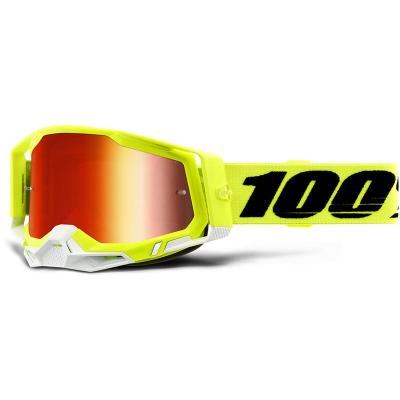 Masque cross RACECRAFT 2 jaune/blanc 100