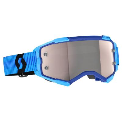 Masque cross Scott Fury - blue/black silver chrome works 2024