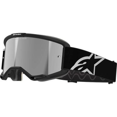 Masque cross VISION 5 CORP - NOIR/IRIDIUM ARGENT ALPINESTARS