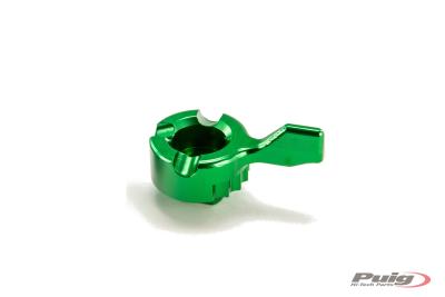 Molette de r&eacute;glage levier Puig 2.0 Vert