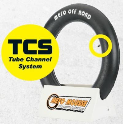 Mousse de pneu Mefo MOM 18-2TCS (120/90-18 120/100-18 130/80-18 et 140/80-18 FIM-Enduro toutes marques sauf Mitas) avec