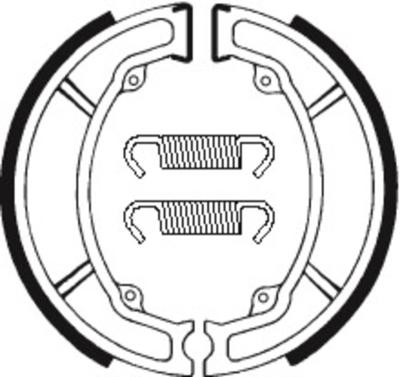 M&acirc;choires de frein Tecnium Off-Road/Quad organique - BA104