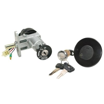 Neiman P2R CONTACTEUR A CLE SCOOT ADAPTABLE CPI 50 POPCORN, HUSSAR 2003+, OLIVER 2006+2008 (AVEC SERRURE DE SELLE + BOUCHON ESSENCE) -P2R-