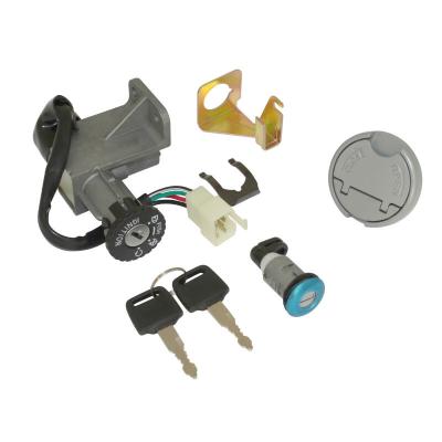 Neiman P2R CONTACTEUR A CLE SCOOT ADAPTABLE KYMCO 50 AGILITY 4T 2009+ (4 FILS) (AVEC SERRURE DE SELLE + BOUCHON ESSENCE) -P2R-