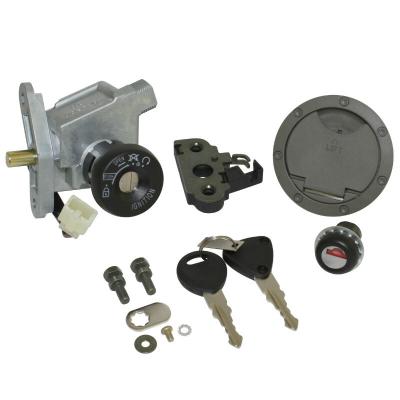 Neiman P2R CONTACTEUR A CLE SCOOT ADAPTABLE MBK 50 NITRO 1997+2002-YAMAHA 50 AEROX 1997+2002 (5 FILS) (AVEC SERRURE DE SELLE + BOUCHON ESSE