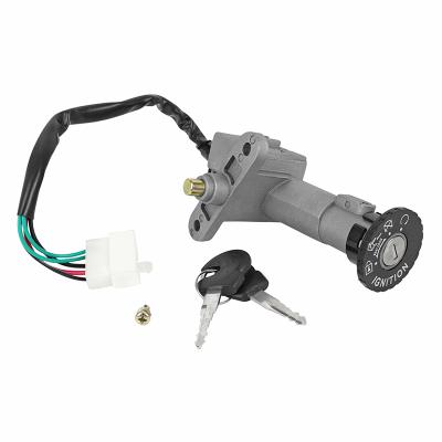 Neiman P2R CONTACTEUR A CLE SCOOT ADAPTABLE PEUGEOT 50-125 TWEET 4T - SYM 50-125 FIDDLE 2, FIDDLE 3, ORBIT 1, 2 (5 FICHES) -P2R-