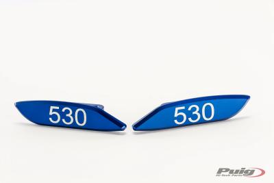Obturateurs de r&eacute;troviseur Puig Cache Emplacement Origine Bleu
