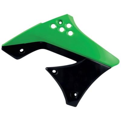 Ouie de radiateur Acerbis vert/noir