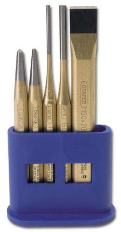 Outil de frappe Draper Jeu 5 5 pcs