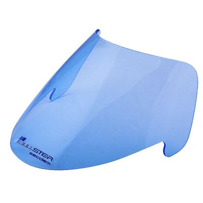 Pare brise Bullster Haute protection bleu fluo 73.5 cm
