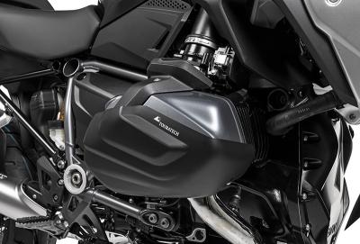Pare-carter Touratech Alluminium pour cylindre - Noir
