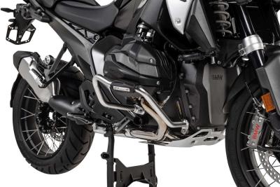 Pare-carter Touratech Crash bar STREET avec sliders - Argent