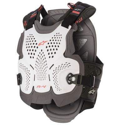 Pare pierre Alpinestars A-4 MAX - WHITE ANTHRACITE RED 2024