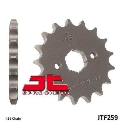 Pignon de sortie de boite JT. acier standard 259 - 428