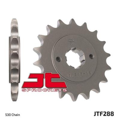 Pignon de sortie de boite JT. acier standard 288 - 530