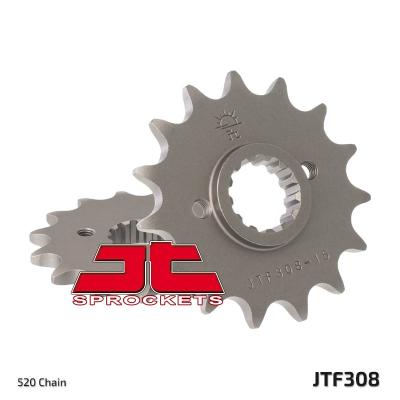 Pignon de sortie de boite JT. acier standard 308 - 520