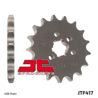 Pignon de sortie de boite JT. acier standard 417 - 428