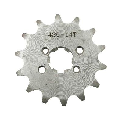 Pignon de sortie de boite P2R PIGNON 50 A BOITE ADAPTABLE DERBI 50 SENDA EURO 2 + EURO 3, GPR-GILERA 50 SMT, RCR 420 14 DTS -P2R-