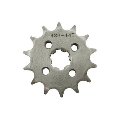 Pignon de sortie de boite P2R PIGNON 50 A BOITE ADAPTABLE DERBI 50 SENDA EURO 2, GPR-GILERA 50 SMT, RCR 428 14 DTS -P2R-